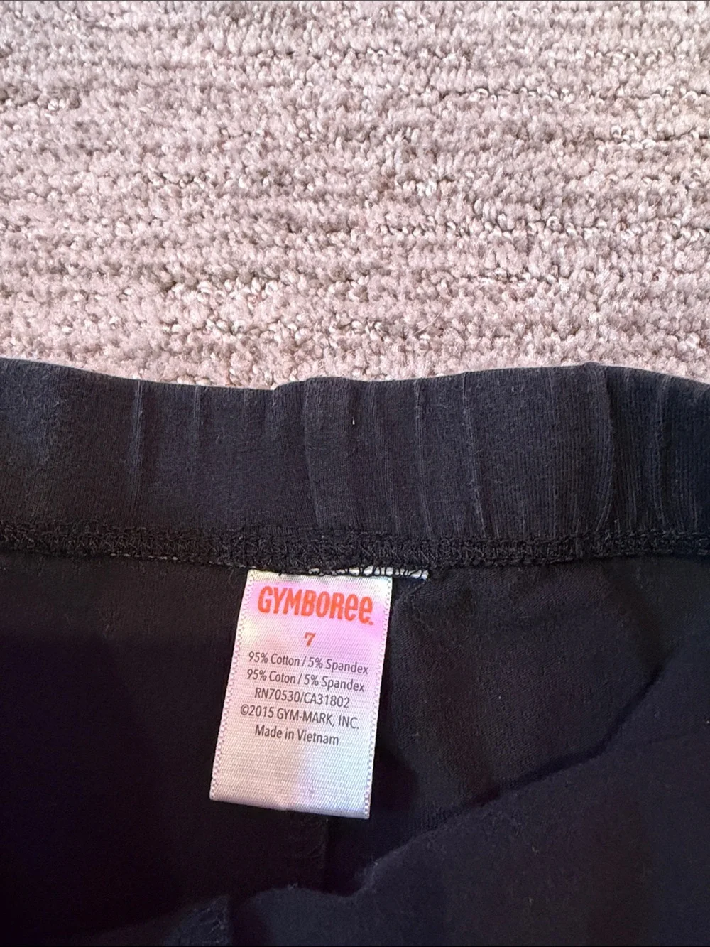 Gymboree Black Kids Stretch Bike Shorts